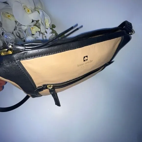 Kate Spade Two Tone Leather Crossbody Medium - Picture 9 of 10